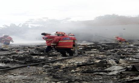 Kebakaran di Jl. Badak Agung 11 no. 16 br. Badak Sari Desa Sumerta Kelod