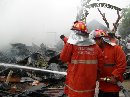 Kebakaran terjadi saat Hujan Gerimis di Padang Sambian